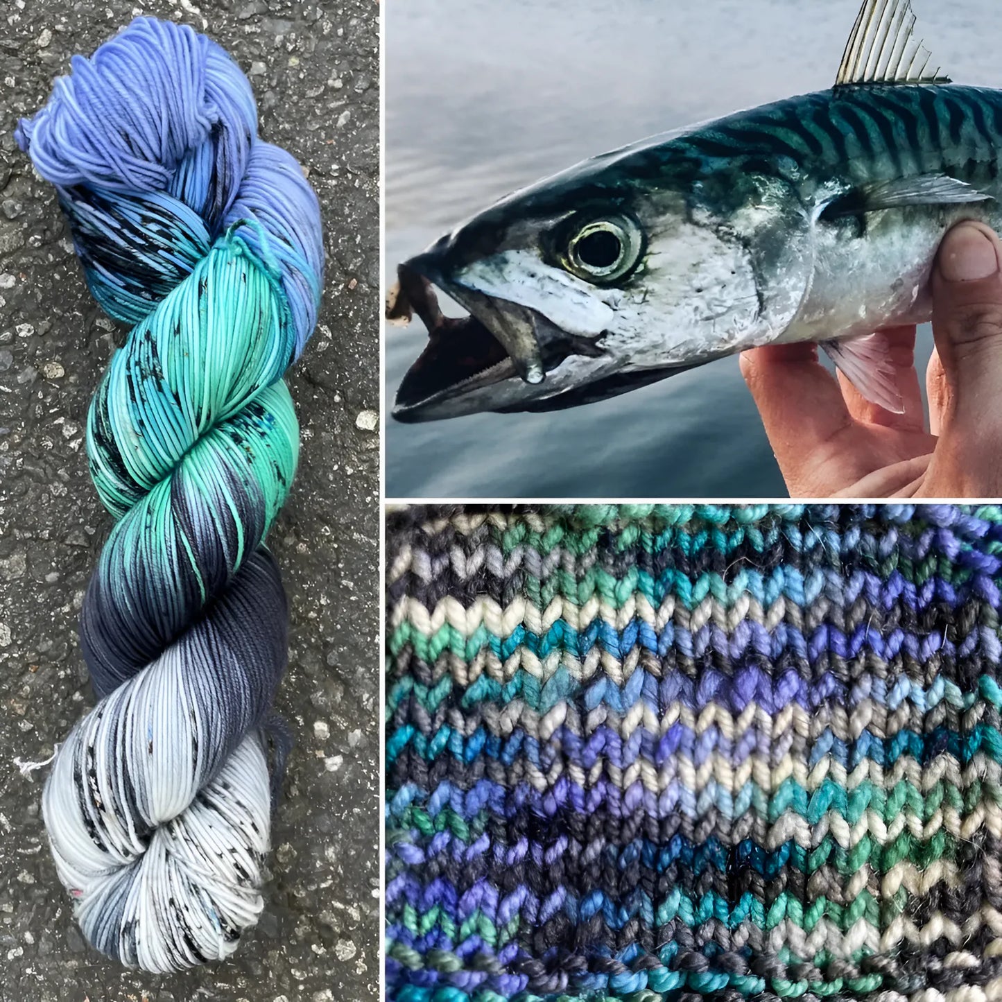 Atlantic Mackerel - Merino/Nylon Alder Fingering Yarn - Round Mountain Fibers