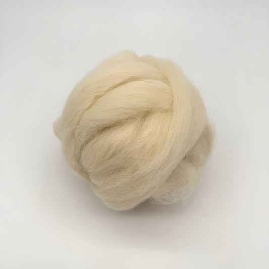 Paradise Fibers White Bergschaf Wool Top