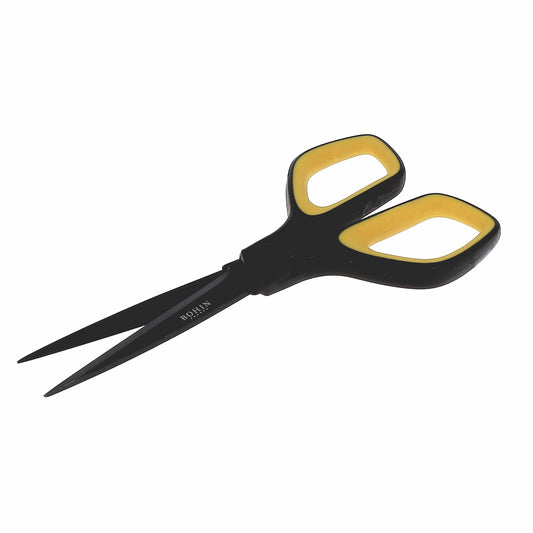 Bohin Hobby Scissors with Black Blades and Yellow Handles