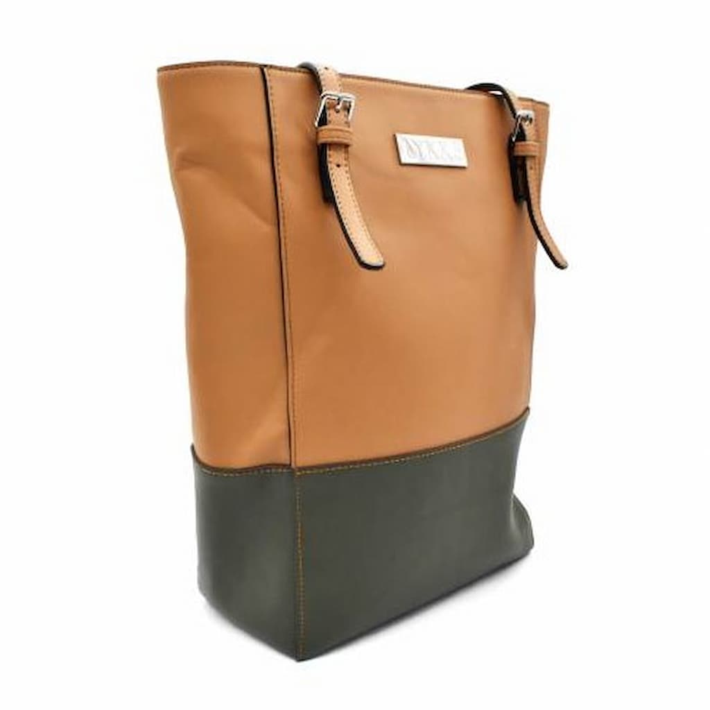 Camel Leather Small Tote | Meanwhile Back on The Farm