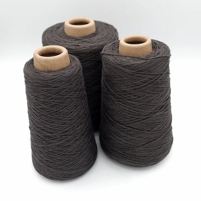 8/4 Cotton Weaving Yarn - Charcoal | 4oz, 8oz, or 16oz Cones by Lofty Fiber