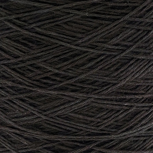 8/4 Cotton Weaving Yarn - Charcoal | 4oz, 8oz, or 16oz Cones by Lofty Fiber