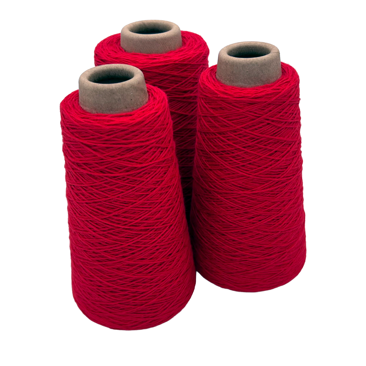 8/4 Cotton Weaving Yarn - Cherry Red | 4oz, 8oz, or 16oz Cones by Lofty Fiber