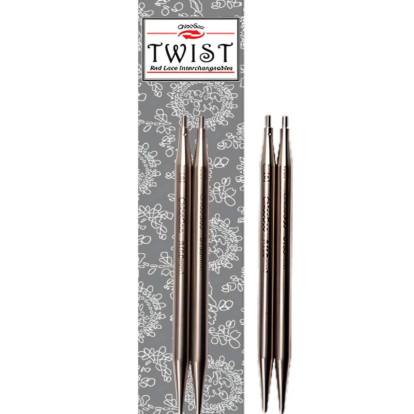ChiaoGoo TWIST 3" Stainless Steel Lace Knitting Needle Tips