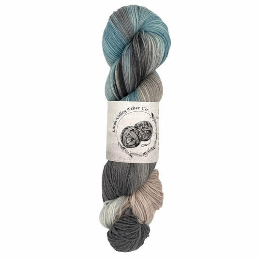 Clocktower Mist – Spokane Themed Merino/Nylon Fingering Yarn