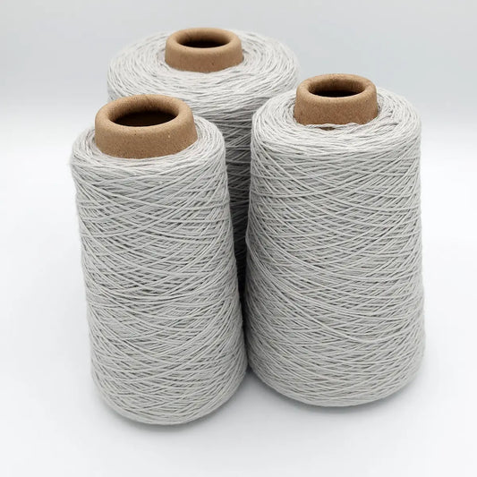 8/4 Cotton Weaving Yarn - Cloud Grey | 4oz, 8oz, or 16oz Cones by Lofty Fiber