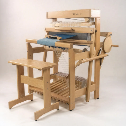 Louet David III Floor Looms with New Hinged Beater