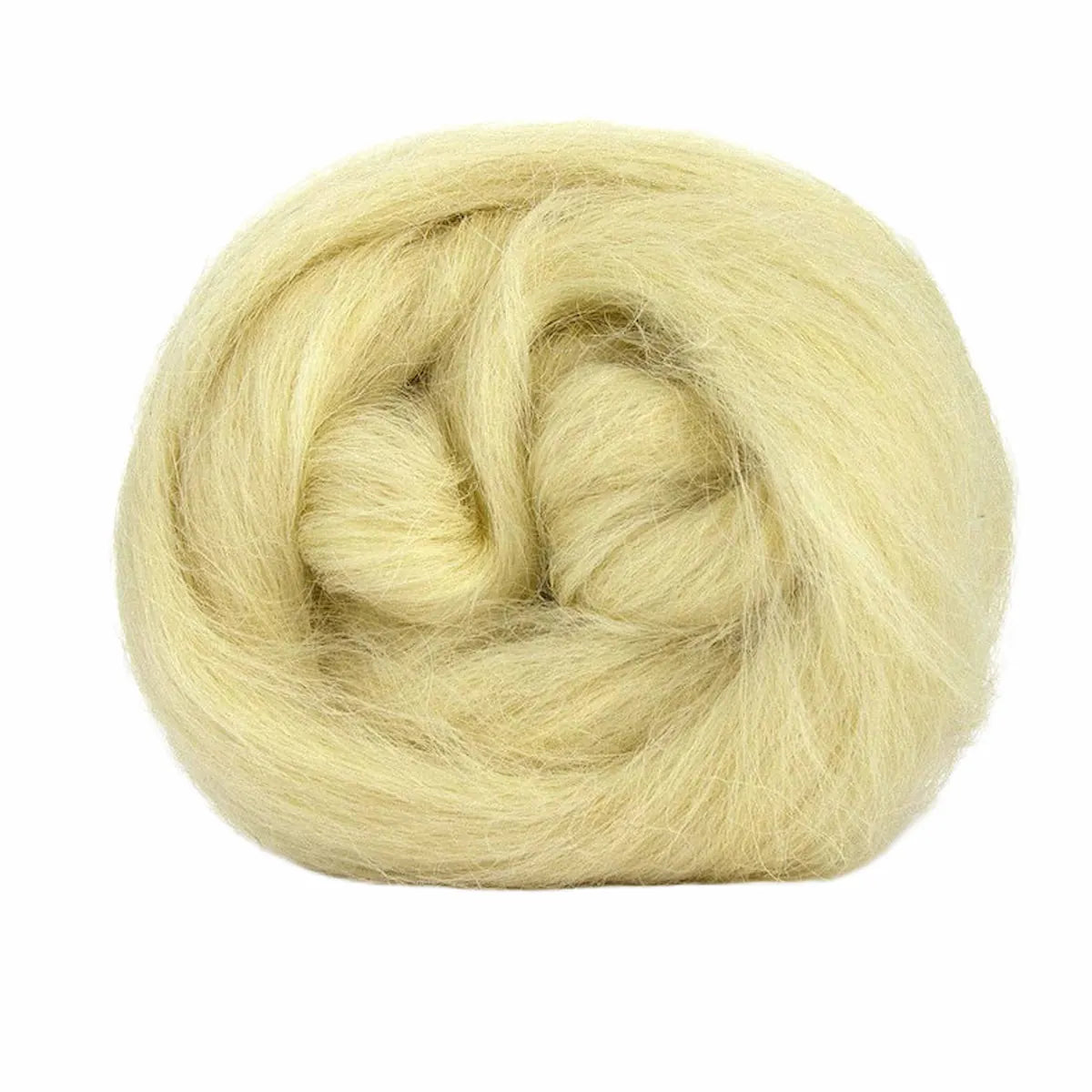 Paradise Fibers White Devon Wool Roving