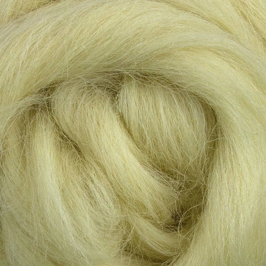 Paradise Fibers White Devon Wool Roving