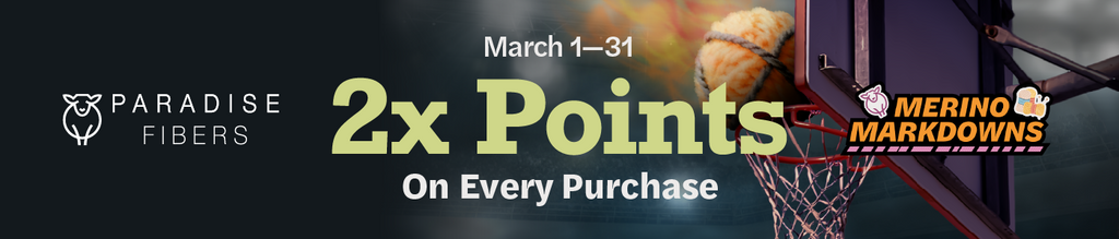 Earn Double Points on Every Purchase During March