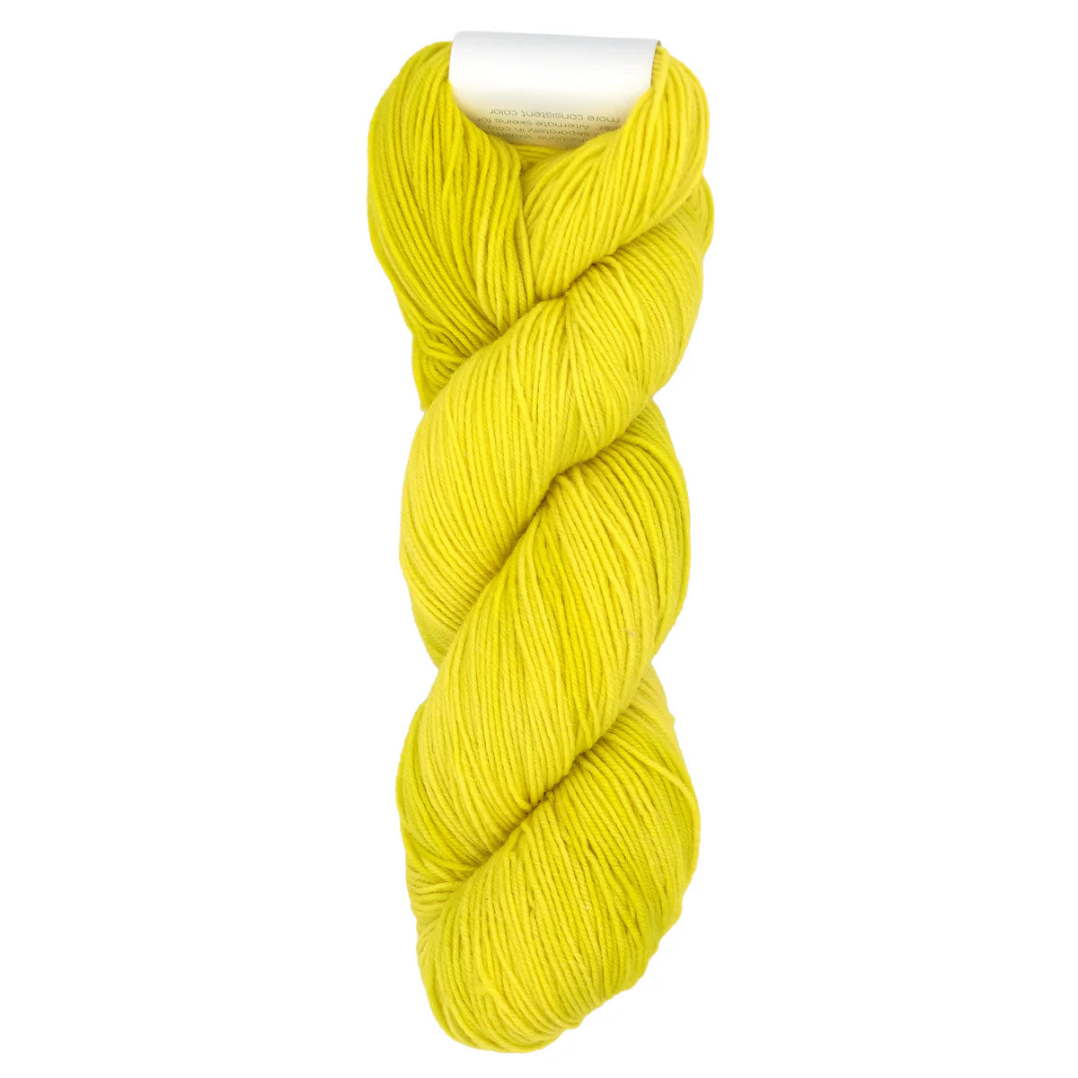 Firefly Yellow - Semisolid Spruce Fingering Yarn