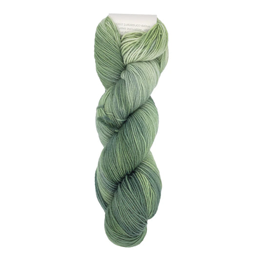 Fluorite Green - Semisolid Spruce Fingering Yarn
