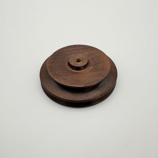 Kromski Slow Whorl for Double Drive Wheels – Walnut Finish