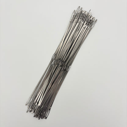Flat Steel Heddles — Closed Eye, 9", Pack of 50