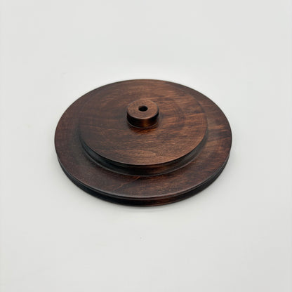 Kromski Slow Whorl XL for Double Drive Wheels – Walnut Finish