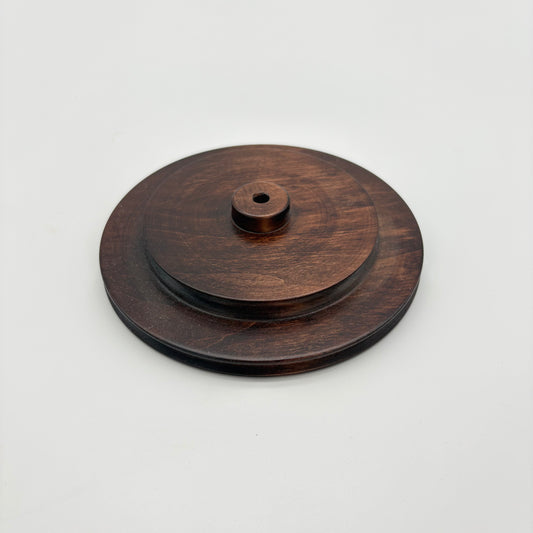Kromski Slow Whorl XL for Double Drive Wheels – Walnut Finish