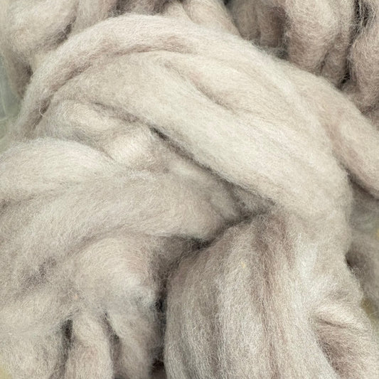Carded Corriedale Sliver - Mink