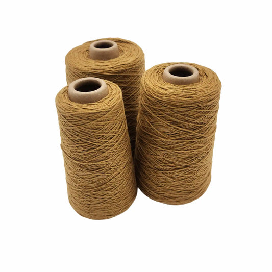 8/4 Cotton Weaving Yarn - Ginger | Unmercerized Cones by Lofty Fiber