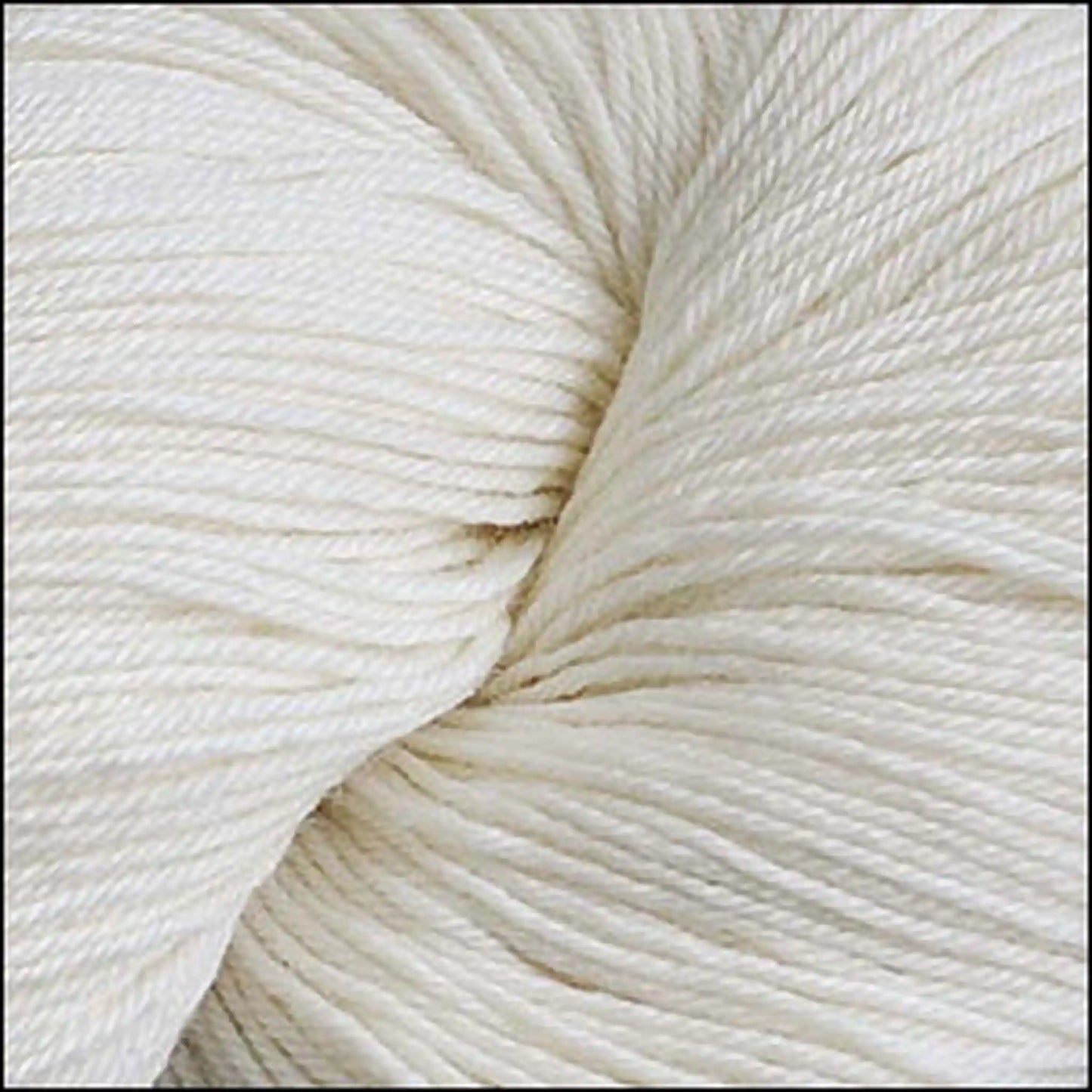 Cascade Heritage Silk Fingering Yarn color 5618 Snow