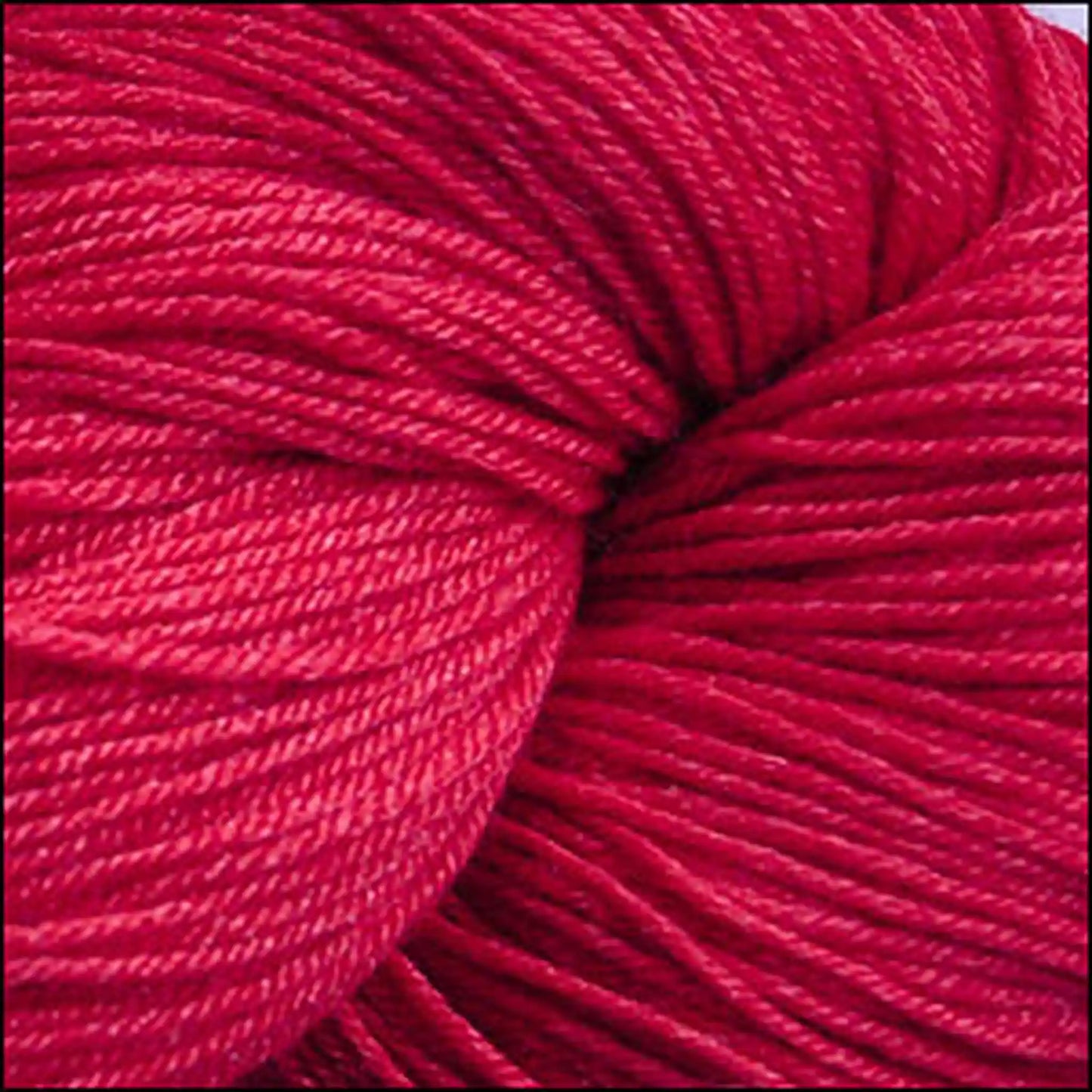 Cascade Heritage Silk Fingering Yarn color 5619 Christmas Red