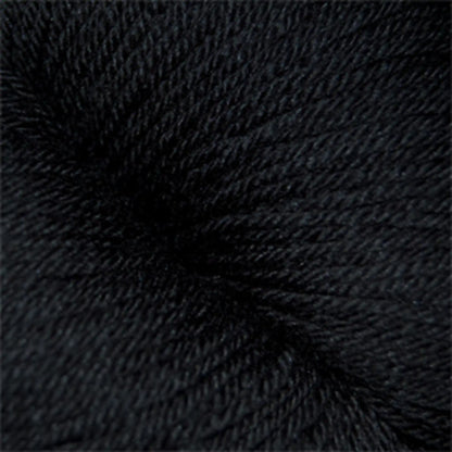 Cascade Heritage Silk Fingering Yarn color 5672 Real Black