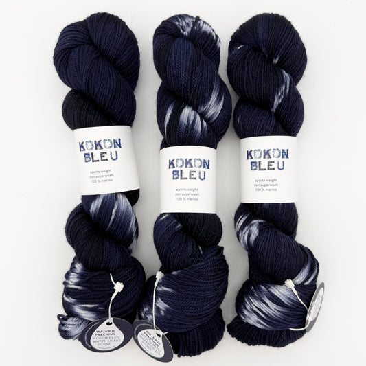 KOKON BLEU Organic Merino Sport Yarn