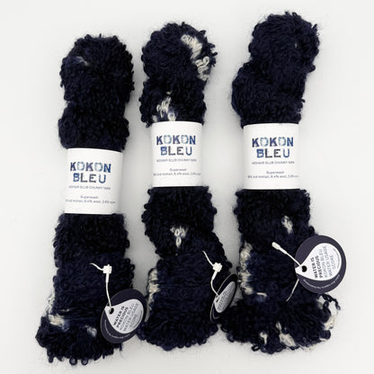 KOKON BLEU Slubby Mohair Yarn