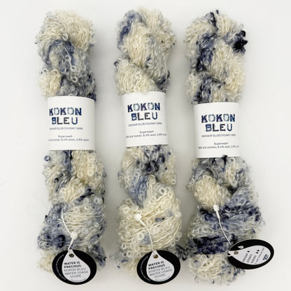 KOKON BLEU Slubby Mohair Yarn