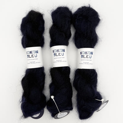 KOKON BLEU Chunky Mohair Yarn