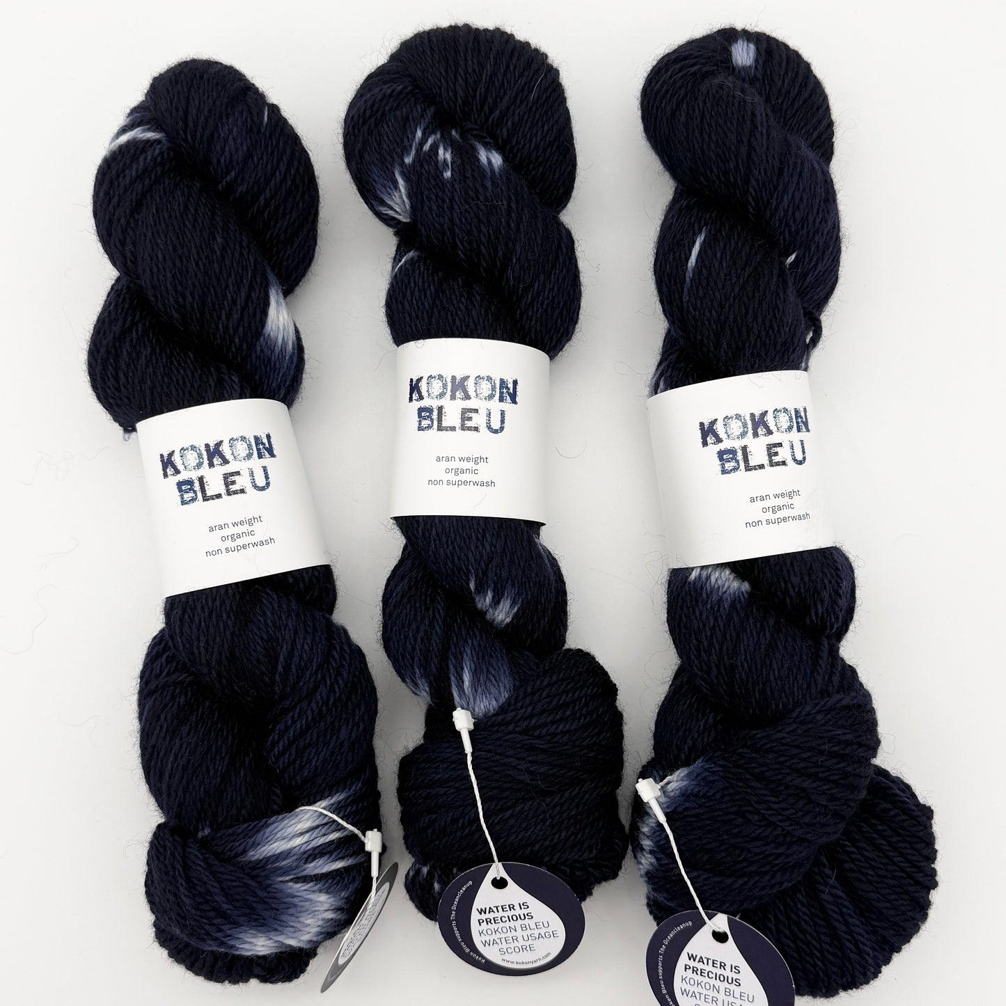 KOKON BLEU Organic Merino Aran Yarn