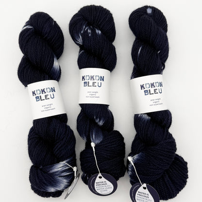 KOKON BLEU Organic Merino Aran Yarn