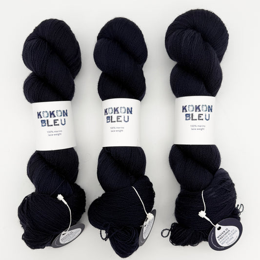 KOKON BLEU Merino Lace Superwash Yarn