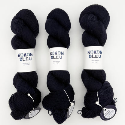 KOKON BLEU Merino Lace Superwash Yarn