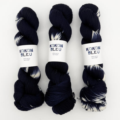 KOKON BLEU Merino Lace Superwash Yarn