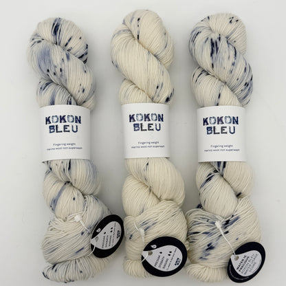 KOKON BLEU Organic Merino Non-Superwash Fingering Yarn