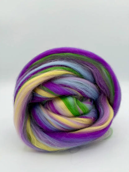 Paradise Fibers Viola Vibes - Merino/Tussah Silk Fiber Blend