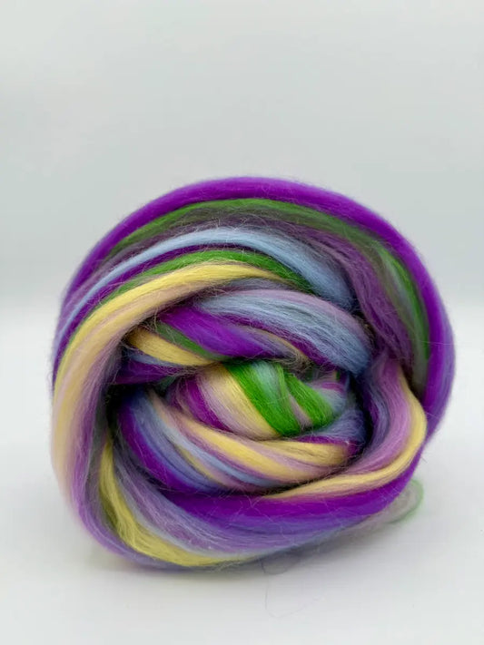 Paradise Fibers Viola Vibes - Merino/Tussah Silk Fiber Blend