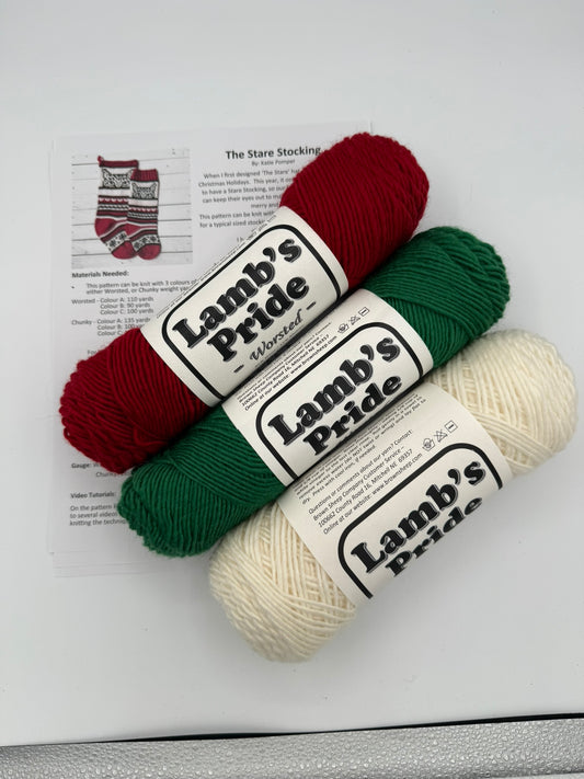 The Stare Cat Christmas Stocking Kit- Makes 1 Stocking