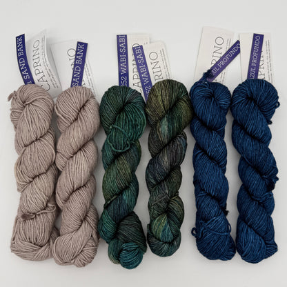 Malabrigo Hygge Shawl Kit- Choose colors for price