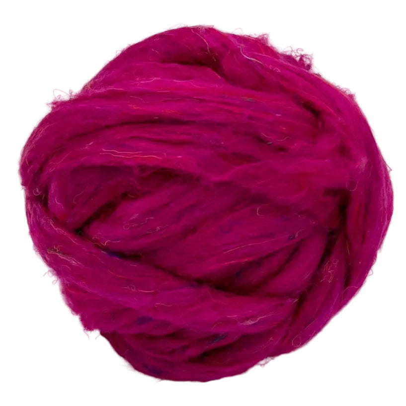 Paradise Fibers Sari Silk - Punch