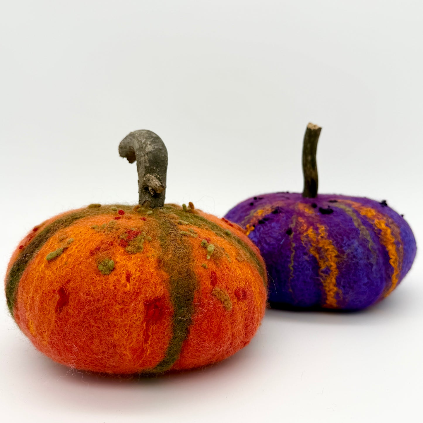 Wet Felting with Abbie | Pumpkin