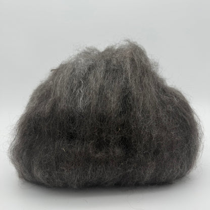 Gloria Black Local Angora Goat Batts