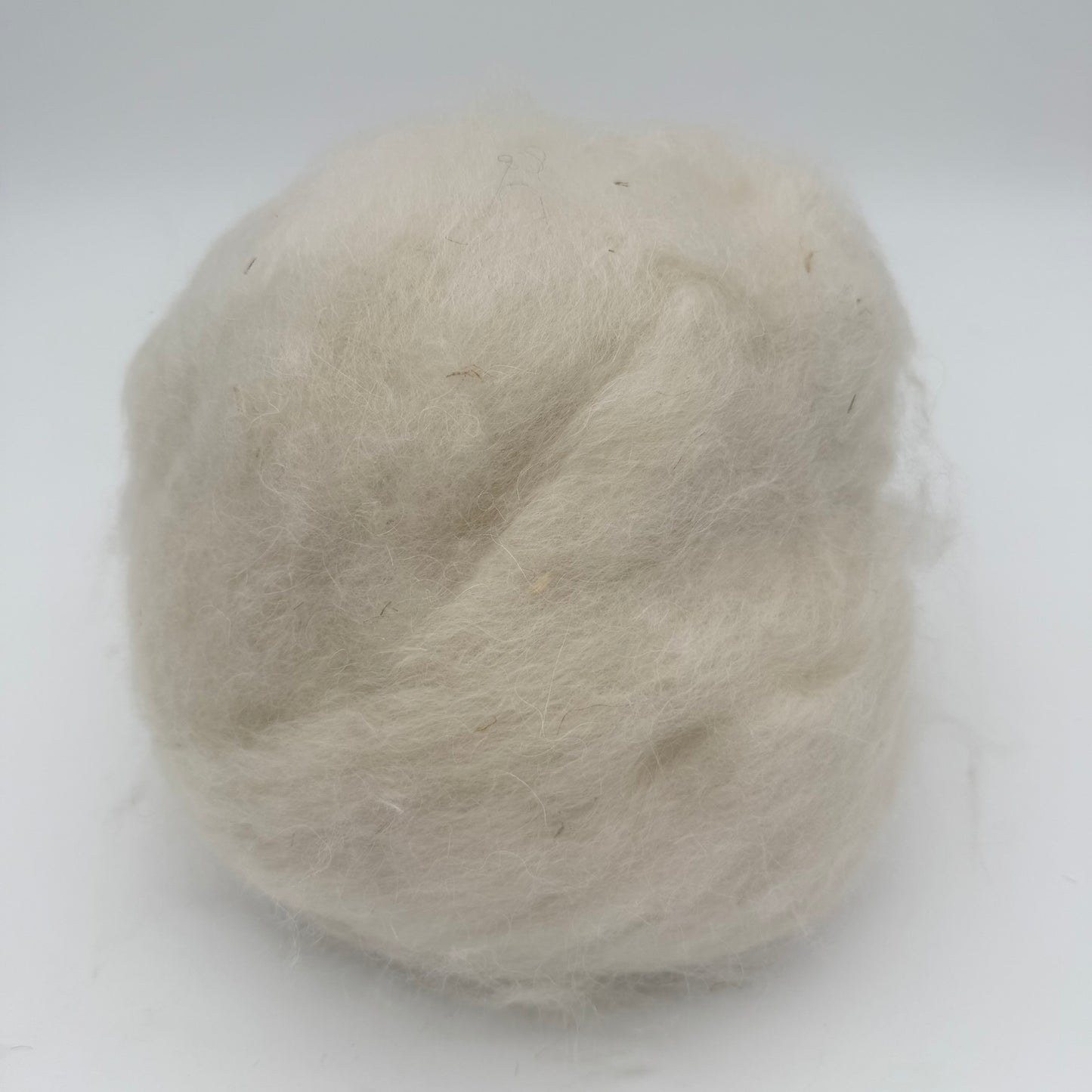 Graci White Local Angora Goat Batts