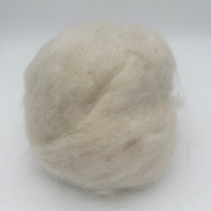 Graci White Local Angora Goat Batts
