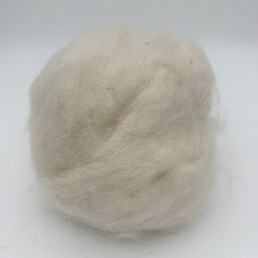 Graci White Local Angora Goat Batts