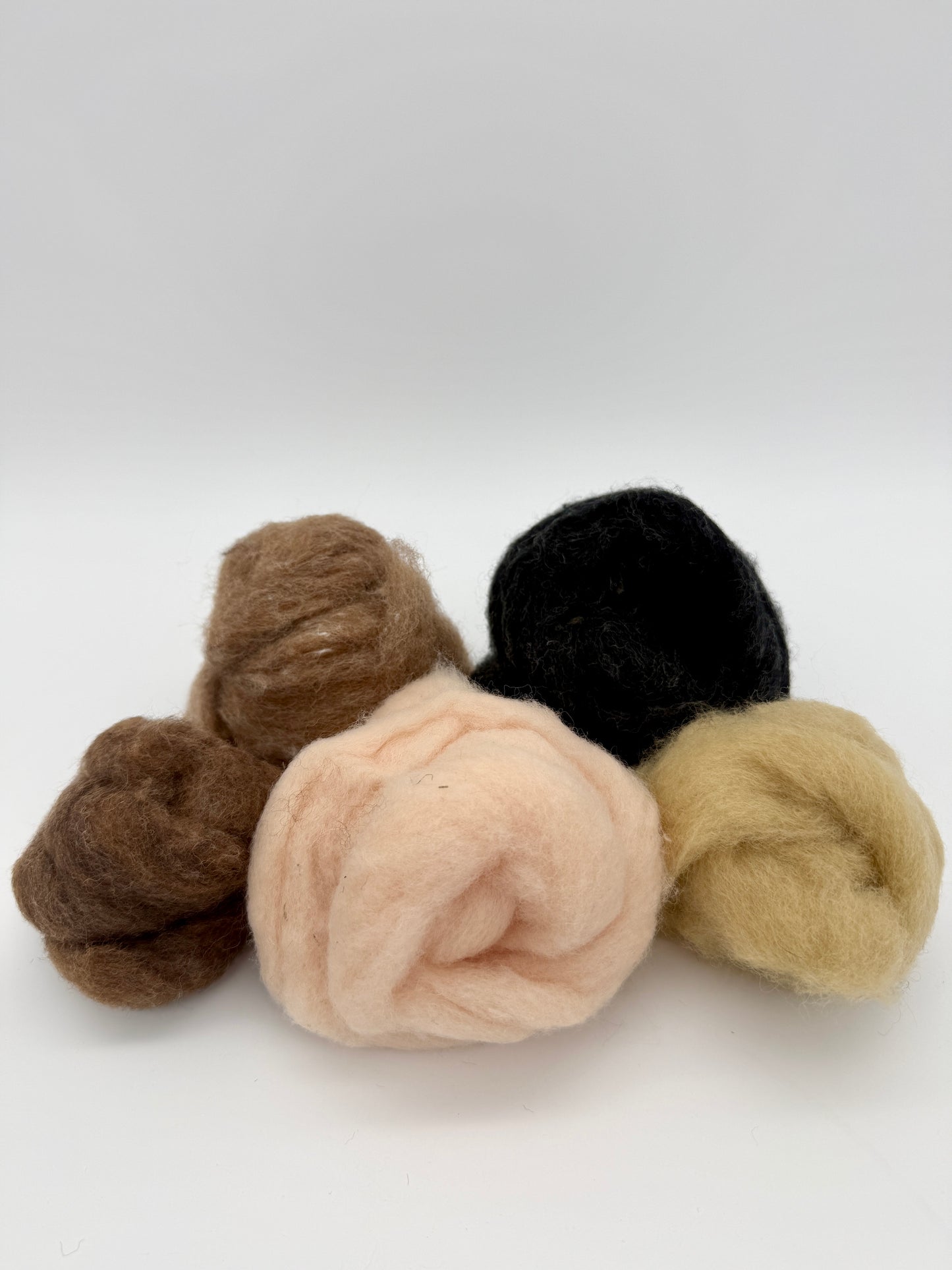 Paradise Fibers Needle Felting Sampler Pack- Forest Friends