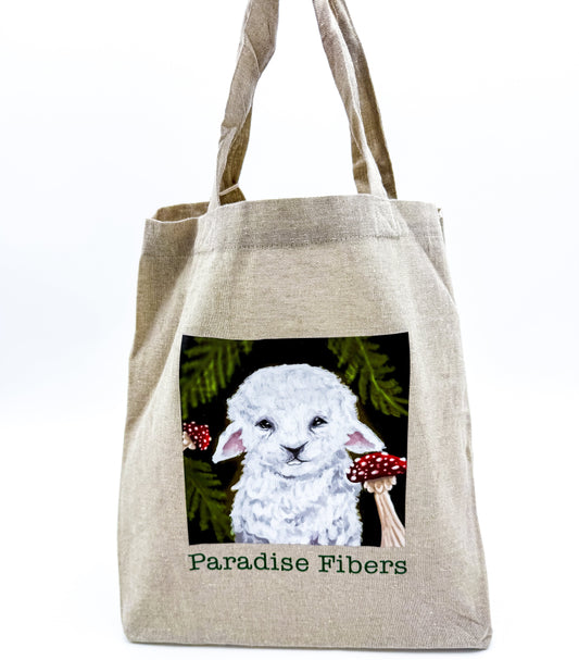 Paradise Fibers Fern the Lamb Tote Bag
