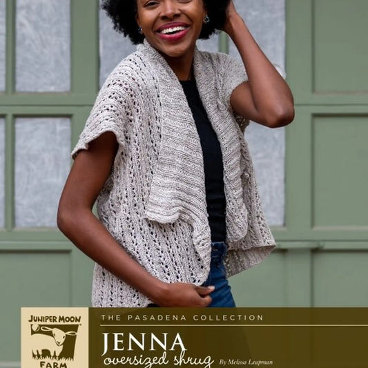 Jenna oversized shrug on woman