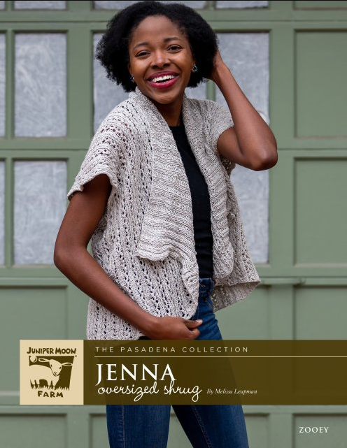 Jenna oversized shrug on woman