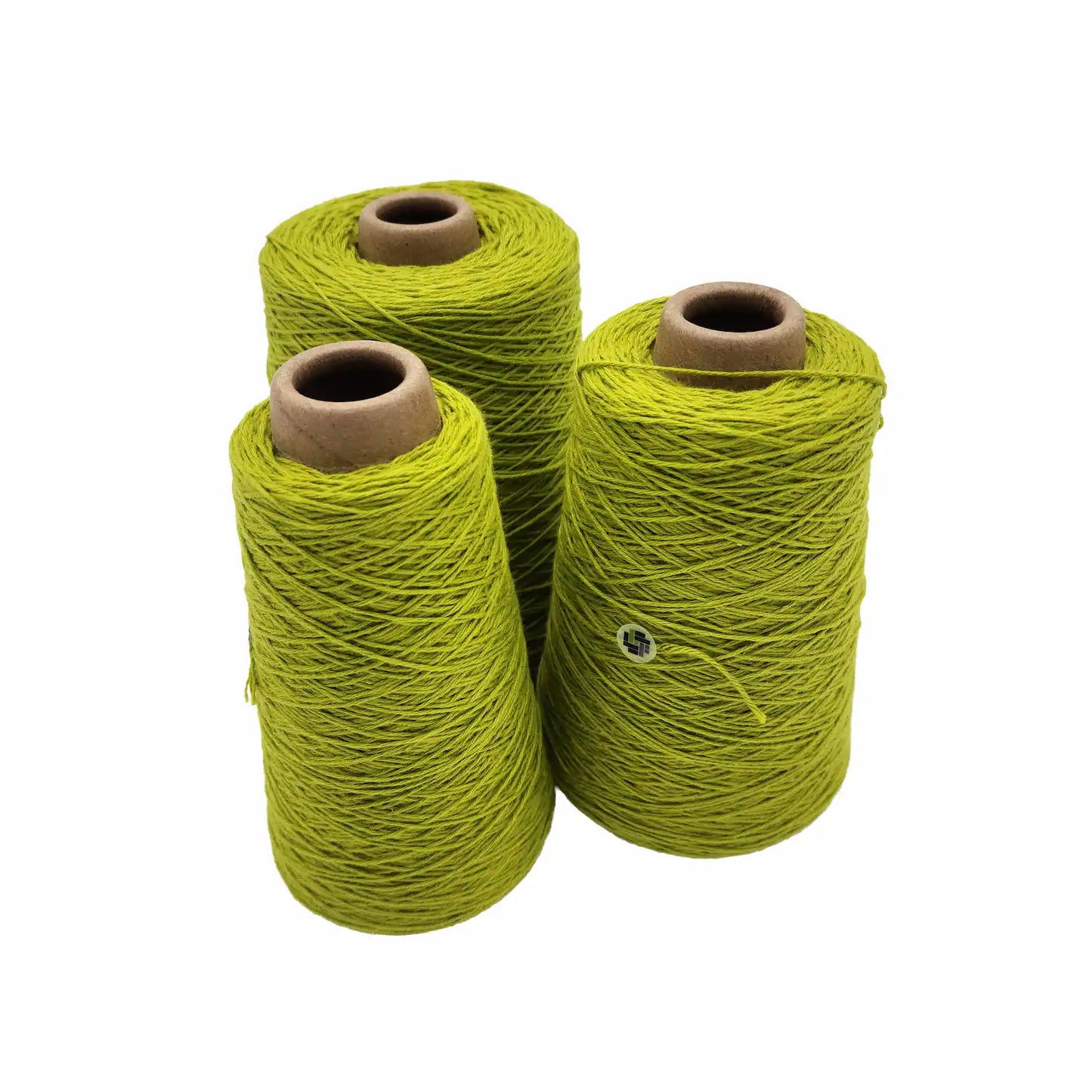 8/4 Cotton Weaving Yarn - Key Lime | Unmercerized Cones by Lofty Fiber